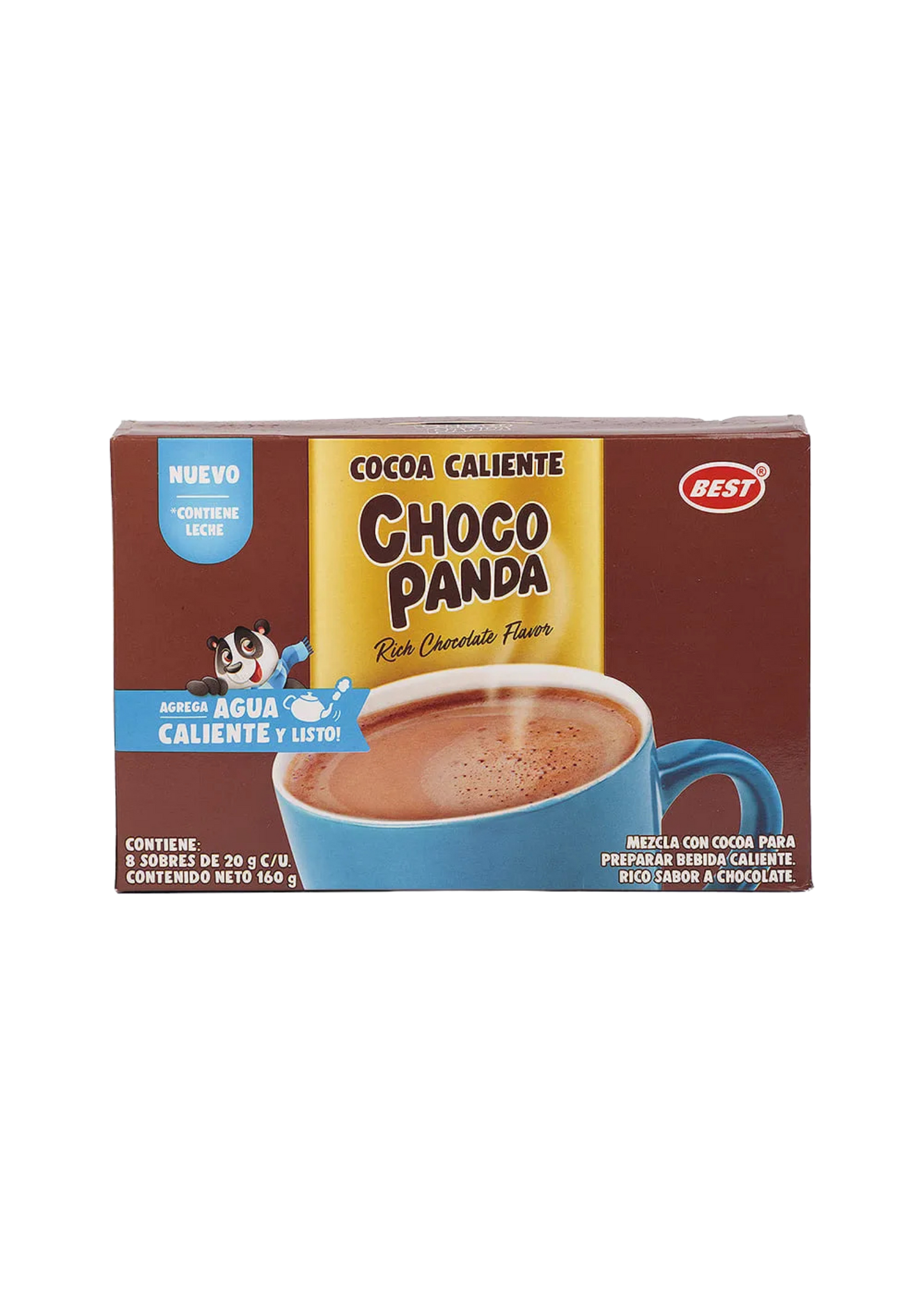 BEST CHOCOPANDA COCOA EN POLVO 12 UNIDADES