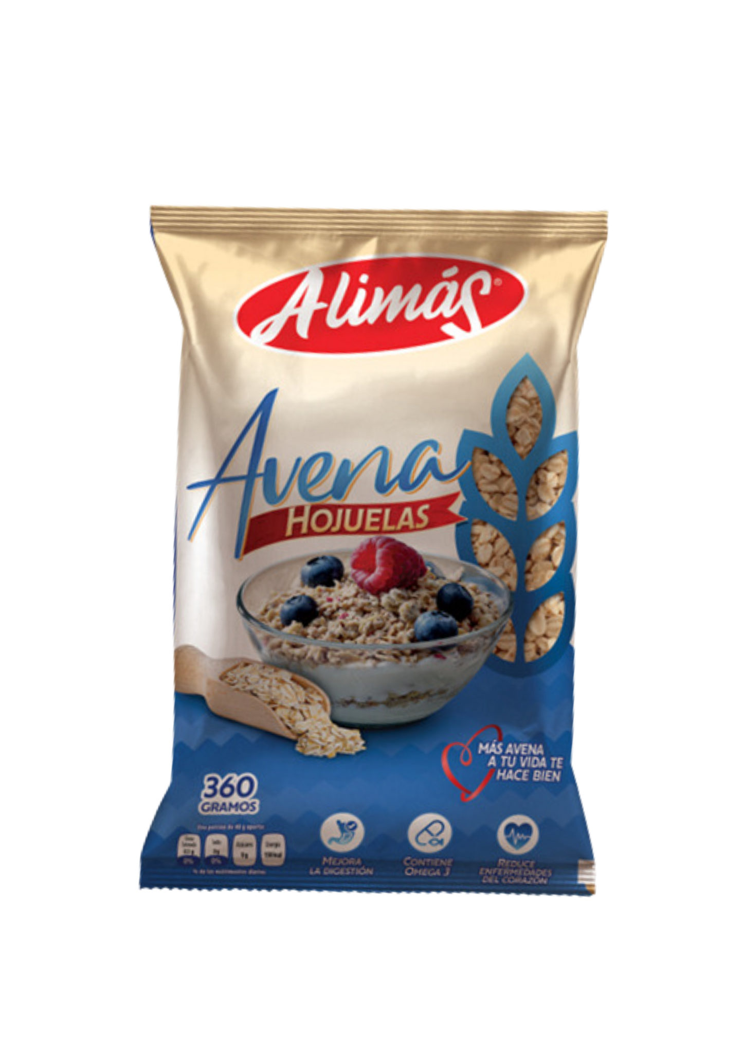 AVENA HOJUELA BOLSA 360G