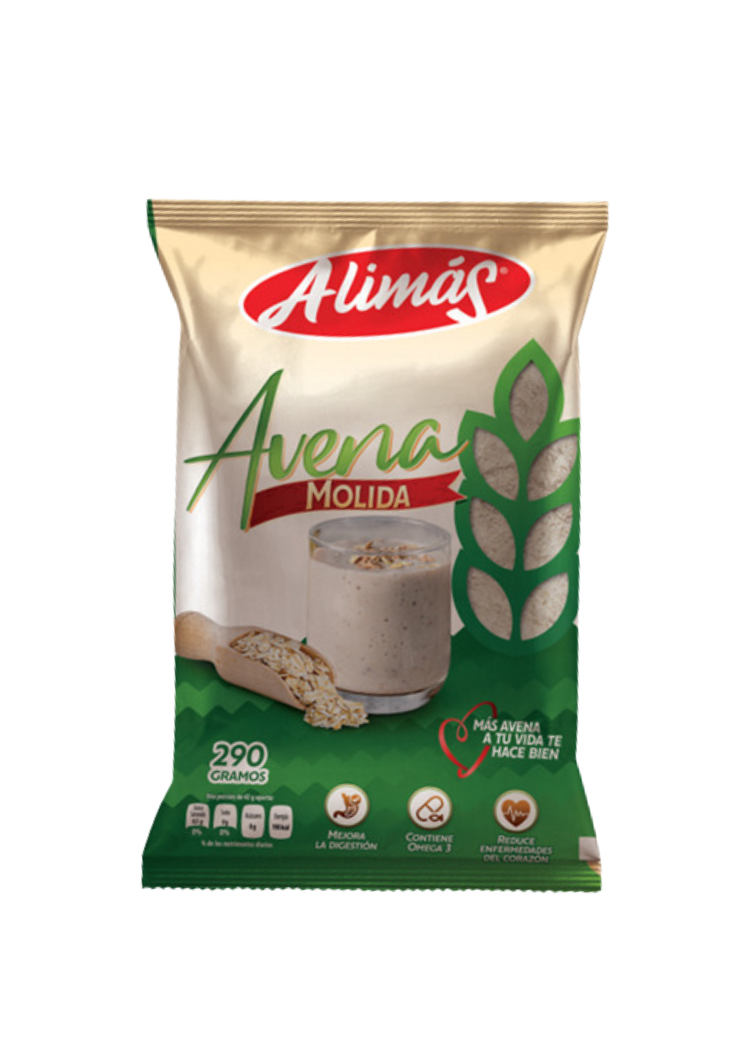 AVENA MOLIDA BOLSA 360G