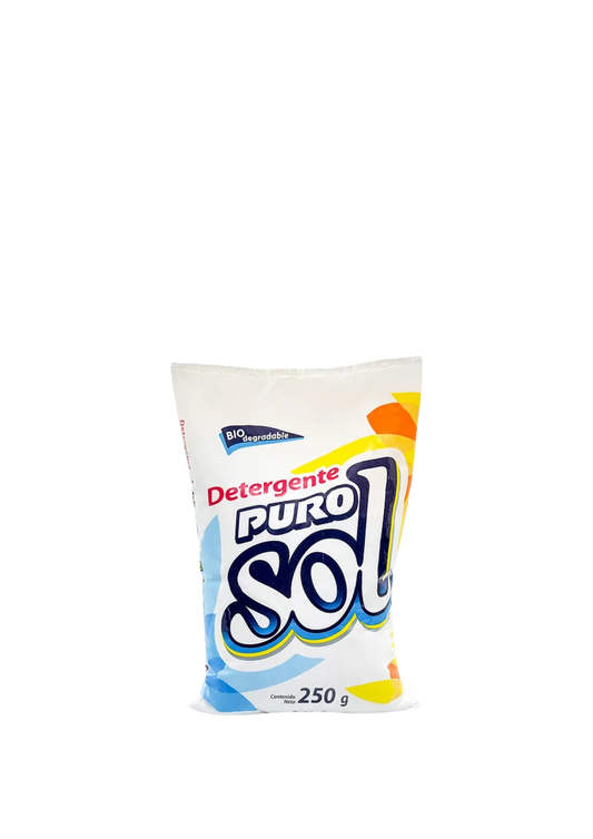 PURO SOL DETERGENTE EN POLVO 250GRS