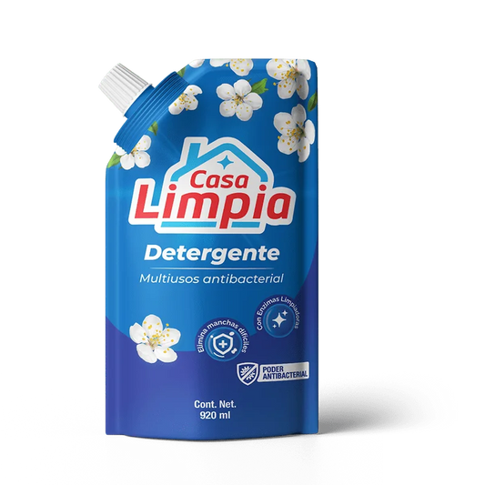 CASA LIMPIA DETERGENTE MULTIUSO ANTIBACTERIAL DOYPACK 920ML