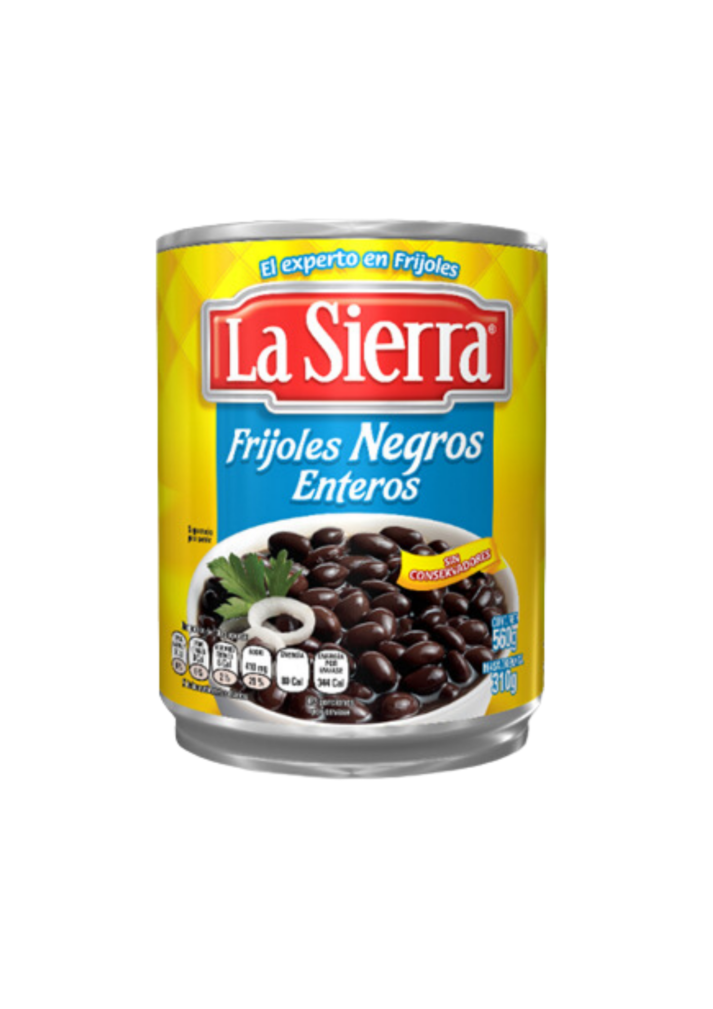 LA SIERRA FRIJOLES ENTEROS NEGROS 560G