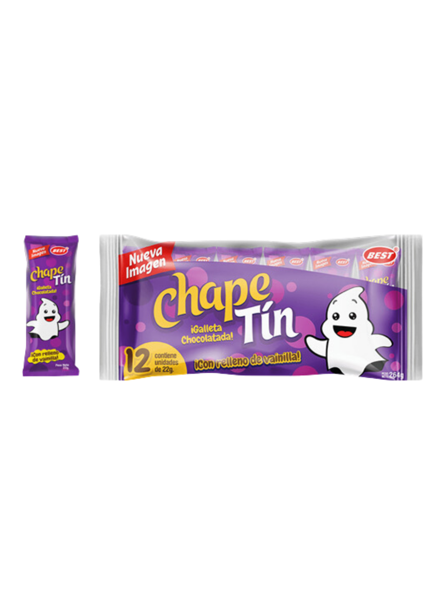 BEST GALLETA CHAPETIN PAQUETE DE 12 UNIDADES