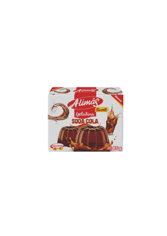 ALIMÁS GELATINA EN CAJA SABOR COLA 85G