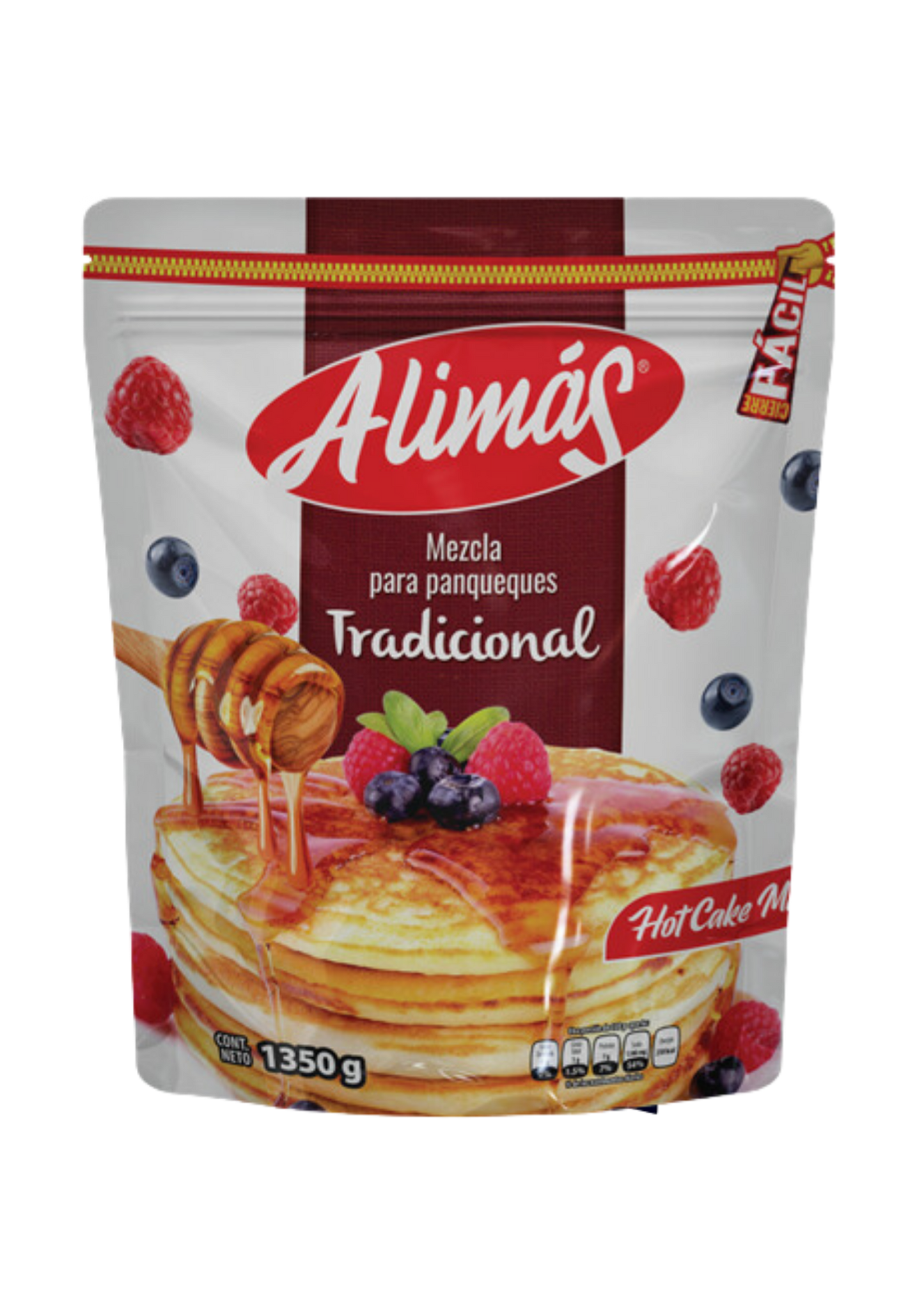 ALIMÁS HARINA PANQUEQUE NATURAL DOYPACK 1,350G