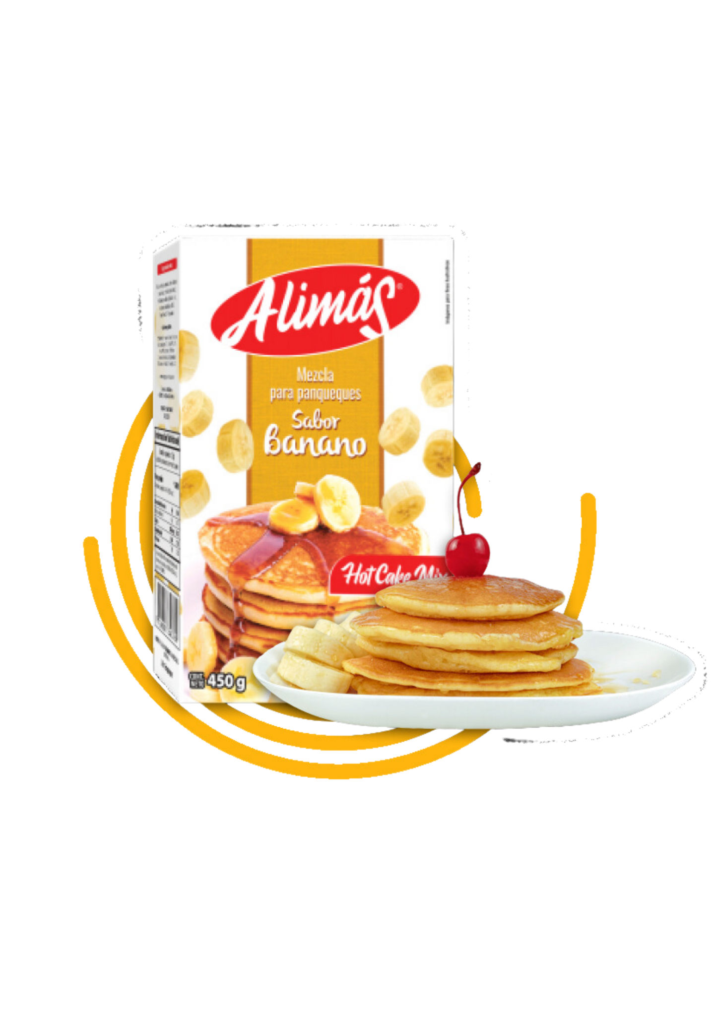 ALIMÁS HARINA PANQUEQUE BANANO 450G