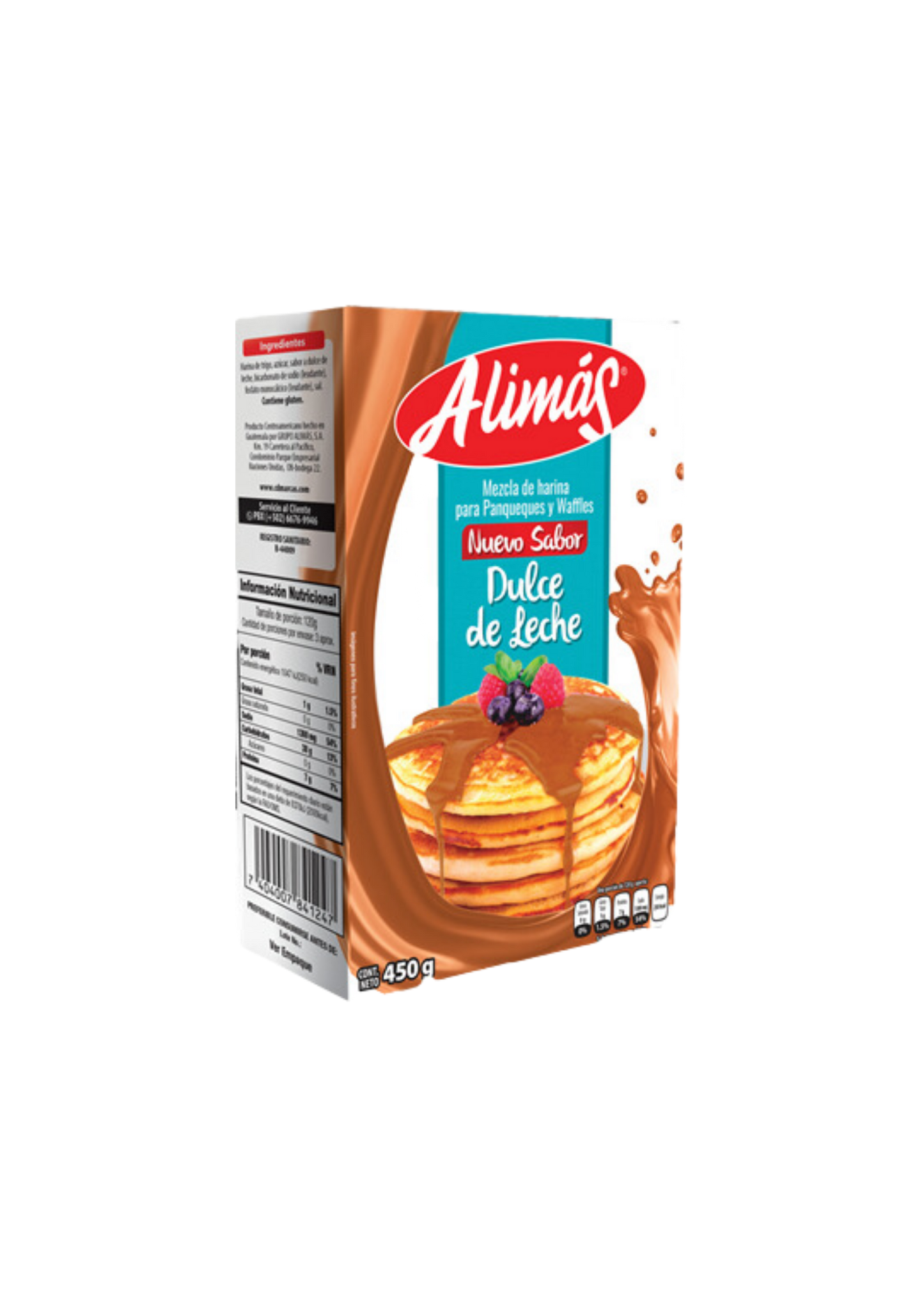 ALIMÁS HARINA PANQUEQUE DULCE DE LECHE 450G