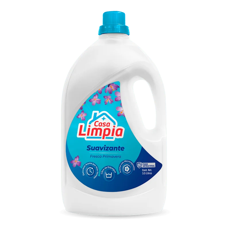 CASA LIMPIA SUAVIZANTE DE ROPA FRESCA PRIMAVERA 3.5L