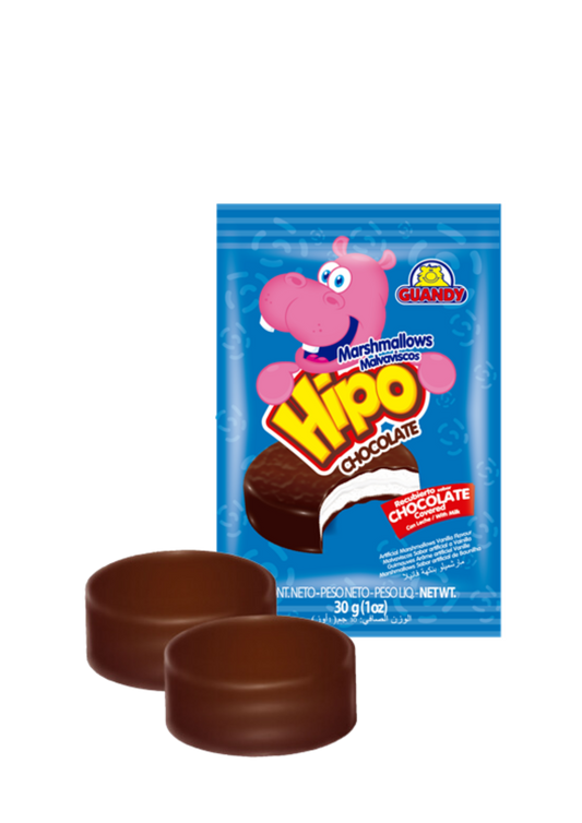 GUANDY HIPO CHOCOLATE PAQUETE DE 10 UNIDADES DE 30G