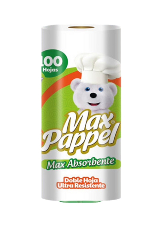 MAX PAPPEL TOALLA DE COCINA  100 HOJAS DOBLES