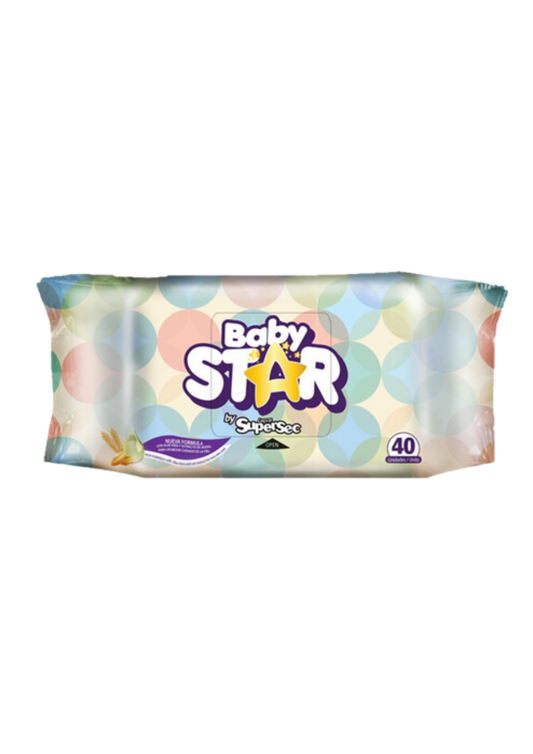 BABY STAR TOALLA HUMEDA 40 TOALLAS