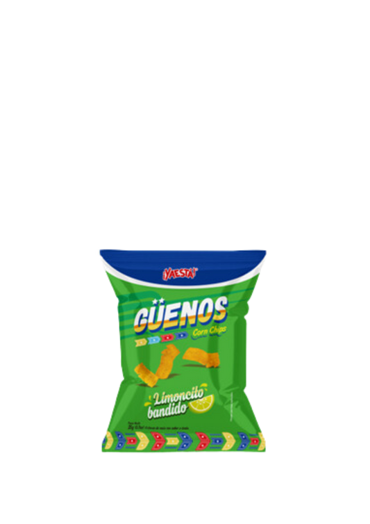 ¡YAESTA! GUENOS SABOR LIMON 22G 12 UNIDADES