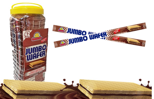 GALLETA JUMBO WAFER 20G 42 UNIDADES