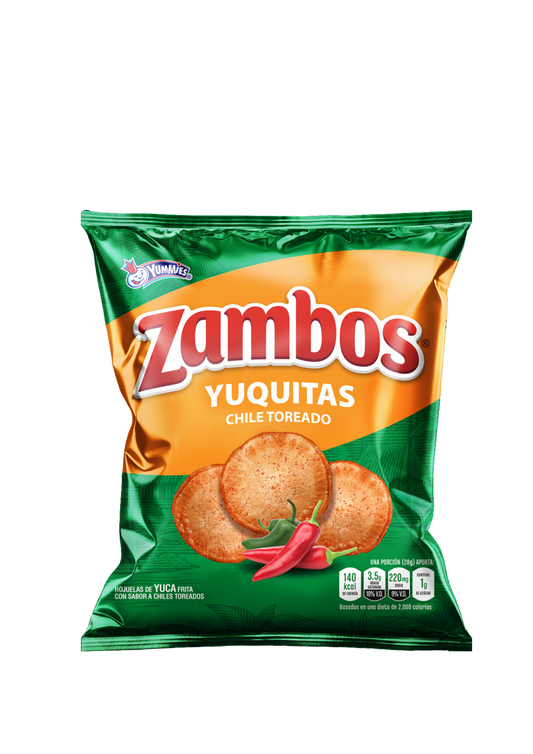 YUMMIES ZAMBOS YUQUITAS CHILE TOREADO 130G