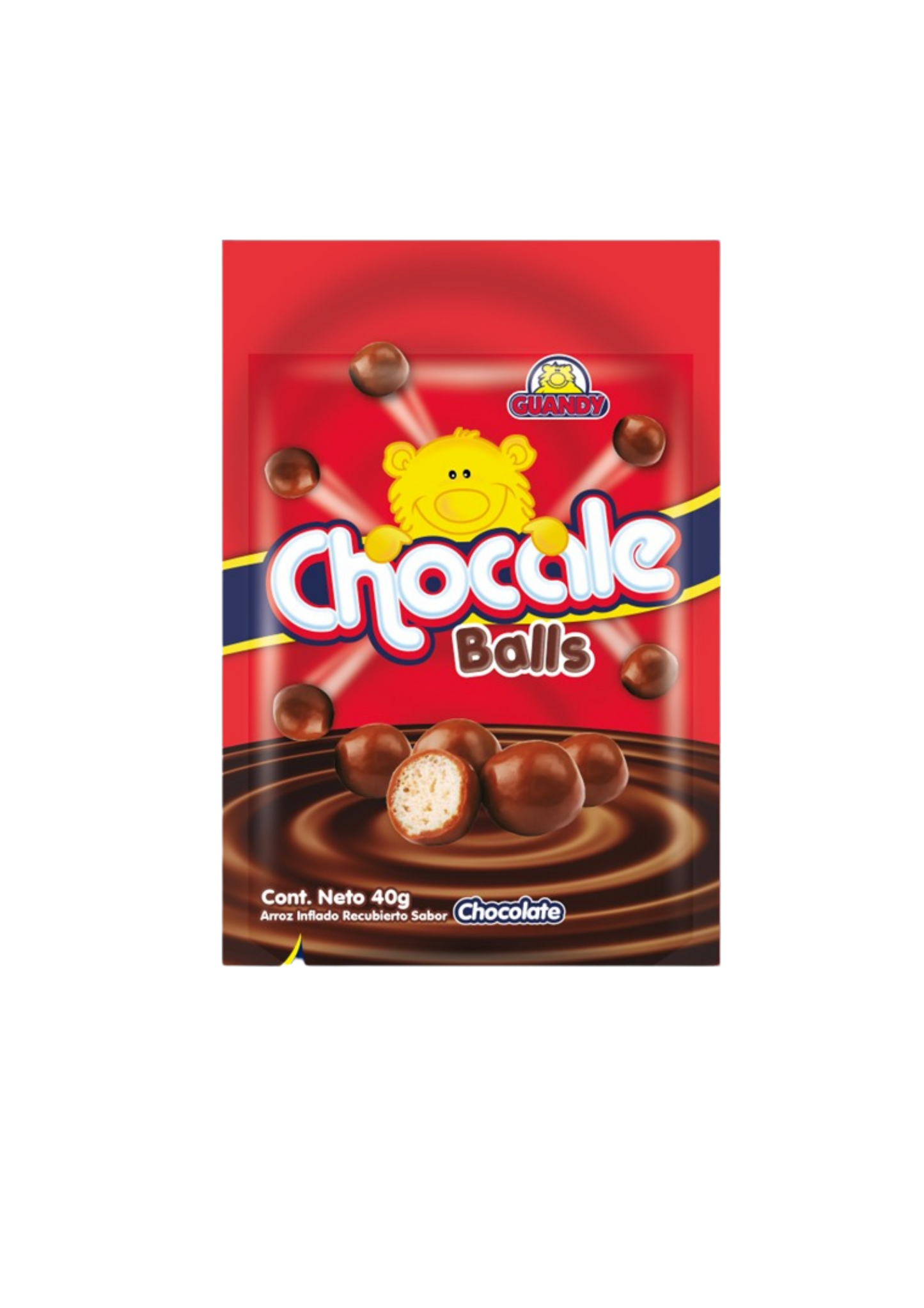 GUANDY CHOCALE BALLS DISPENSADOR DE 12 BOLSAS DE 40G