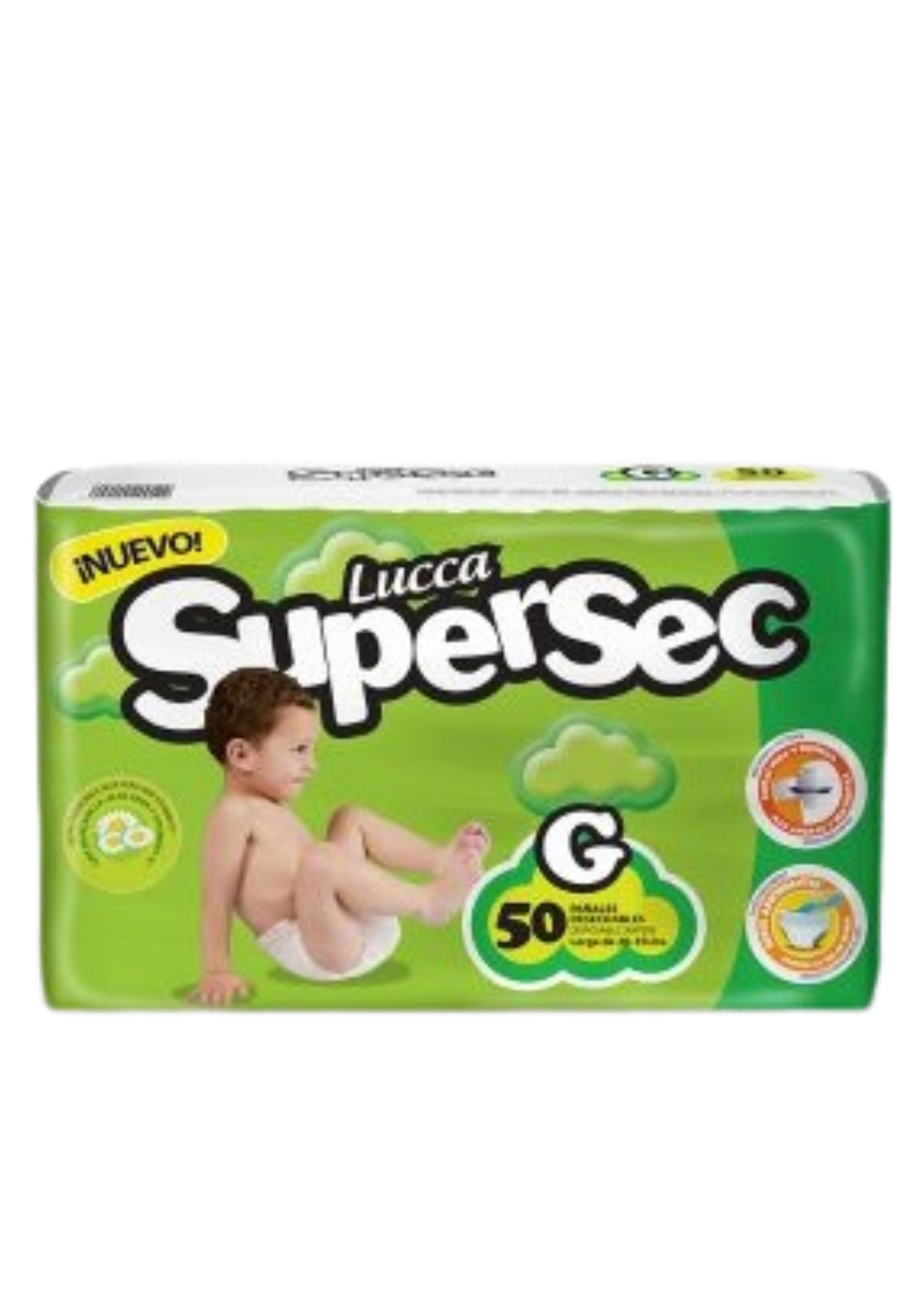 SUPERC PAÑAL SEC G 50 UNIDADES