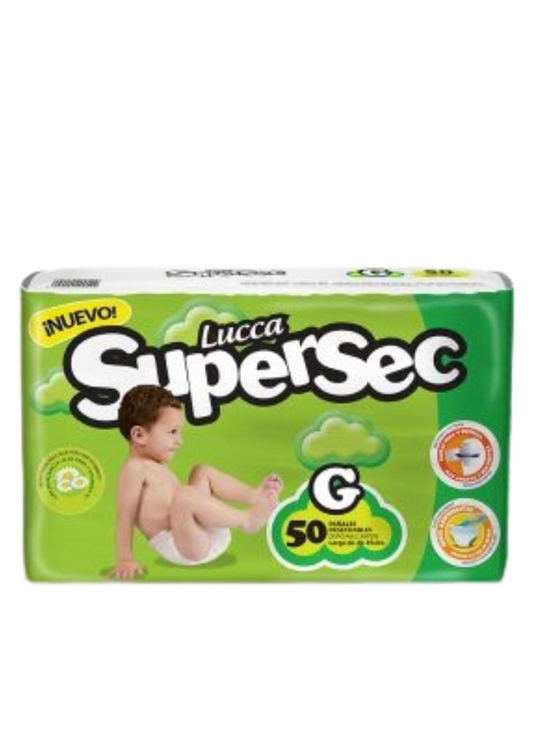 SUPERC PAÑAL SEC G 50 UNIDADES